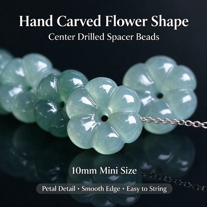 Beading - 10 pezzi di perline in giada
