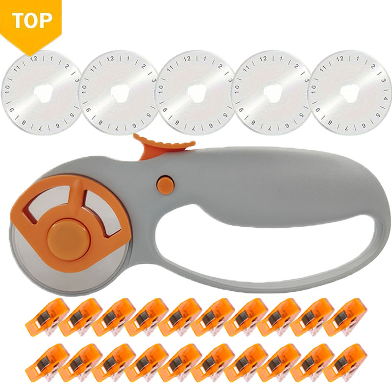 Rotary Cutter For Fabric 45Mm - Set di taglierine rotanti da 45