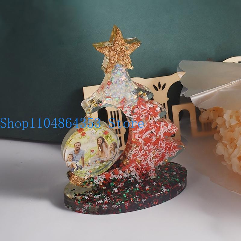 652F Albero Natale Cornice per - Silicone Epoxy Resin Molds Set recensione e prezzo