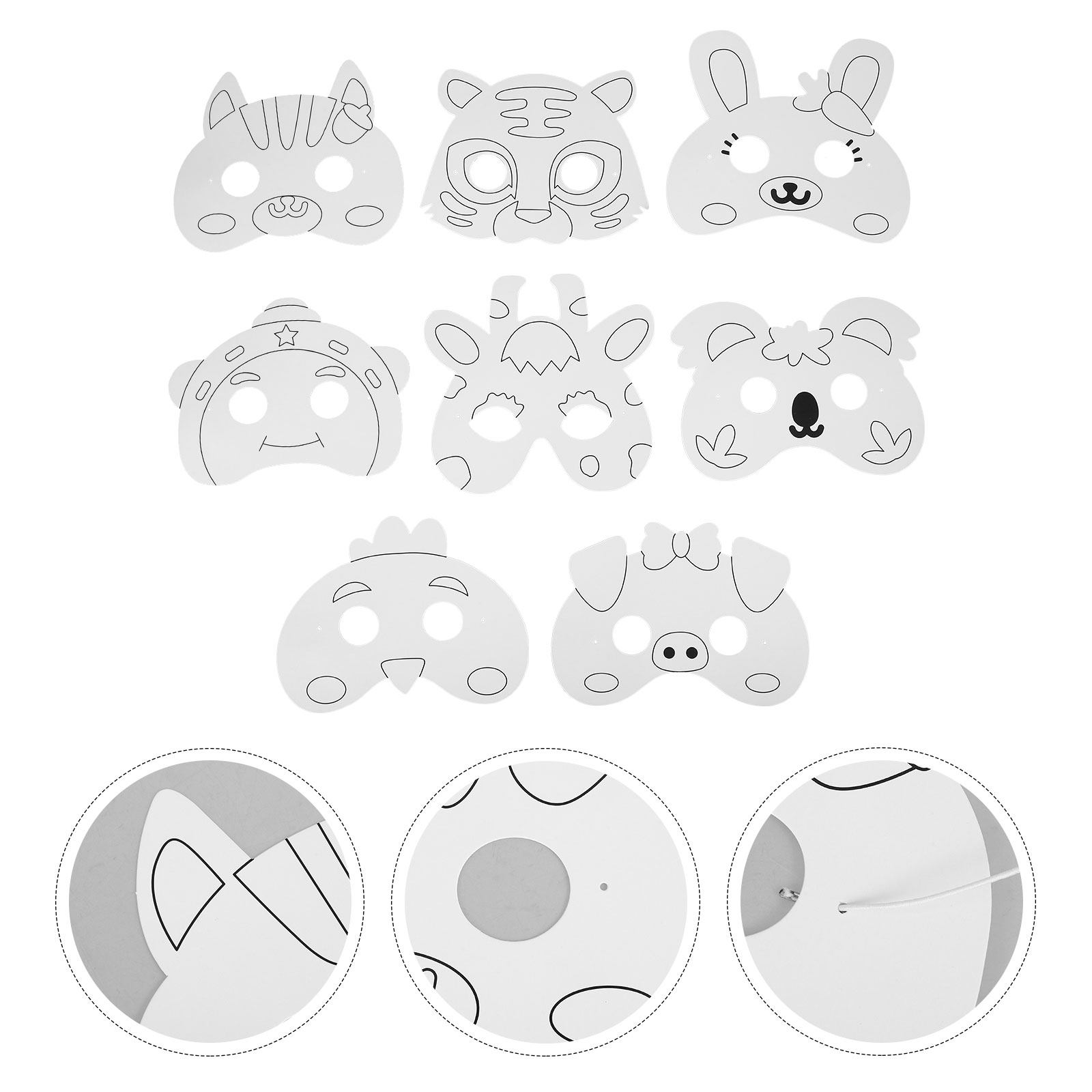 1 set di maschere di carta a f - Painting Supplies recensione e prezzo