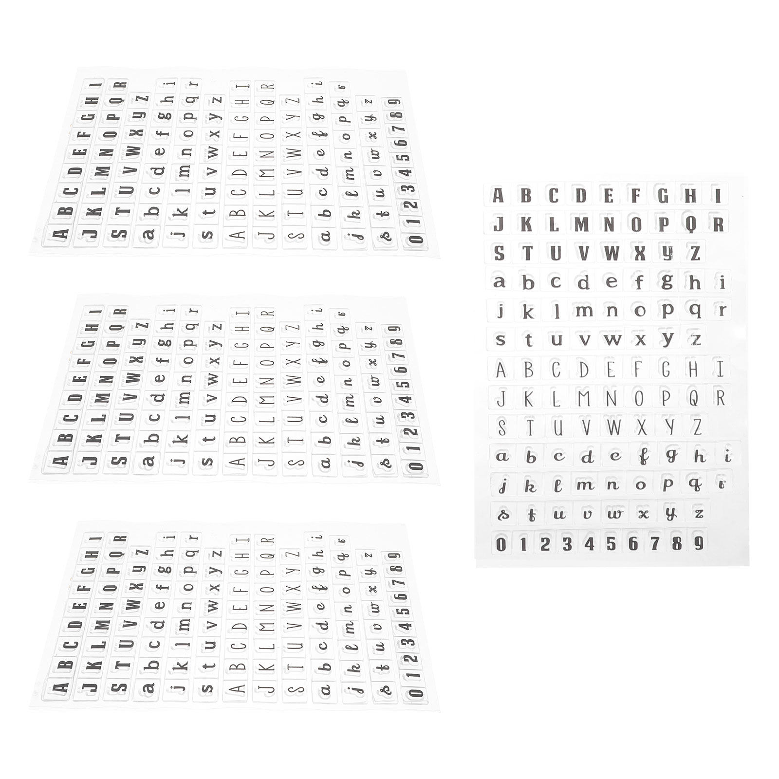 Set di 4 timbri in silicone tr - Clear Silicone Stamps For Card Making recensione e prezzo